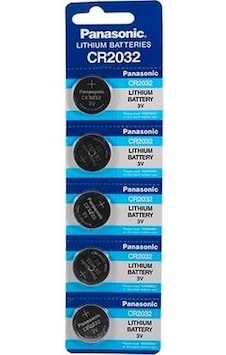 Panasonic CR2032 3V Lityum Blister Düğme Pil 5 x 3'lü Panasonic CR2032 3V Lityum Blister Düğme Pil 5 x 3'lü