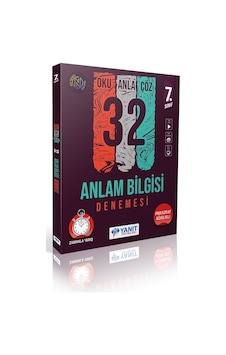 7. Sınıf Anlam Bilgisi Yanıt 32 Deneme - Yanıt Yayınları 7. Sınıf Anlam Bilgisi Yanıt 32 Deneme - Yanıt Yayınları