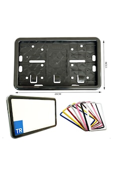 Point Parlak Siyah Motor Plakalık Piano Black Takmatik Plakalık 26x17cm Point Parlak Siyah Motor Plakalık Piano Black Takmatik Plakalık 26x17cm