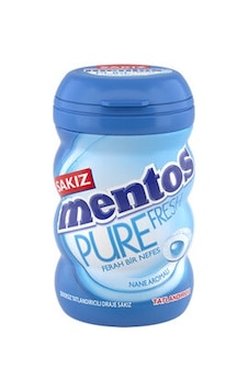 MENTOS PURE FRESH NANELİ ŞEKERSİZ DRAJE SAKIZ 6 ADET * 90g MENTOS PURE FRESH NANELİ ŞEKERSİZ DRAJE SAKIZ 6 ADET * 90g