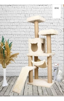 Nursoft Kedi Tırmalama Platformlu 135 CM