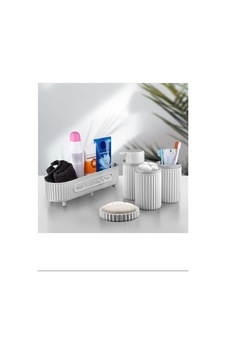 5'li Banyo Seti My Bathroom Serisi Royaleks-emn3386 000 Açık Krem 5'li Banyo Seti My Bathroom Serisi Royaleks-emn3386 000 Açık Krem