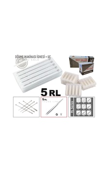 Tattoo Dövme Makina İğneleri 5Rl - 10 İgne+10 Uç Tattoo Dövme Makina İğneleri 5Rl - 10 İgne+10 Uç