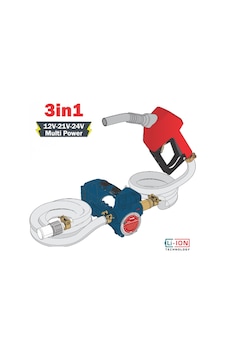 Cmc0885 Akülü Mazot Aktarma Pompası 12v-21v-24v Cmc0885 Akülü Mazot Aktarma Pompası 12v-21v-24v