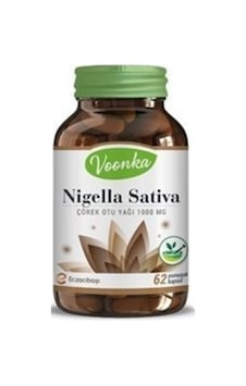 Voonka Nigella Sativa 62 Kapsül Çörek Otu Yağı Voonka Nigella Sativa 62 Kapsül Çörek Otu Yağı