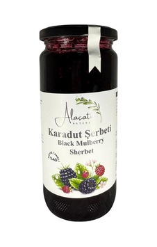 Alaçatı Naturel Karadut Şerbeti %40 Meyve Taneli 640 G