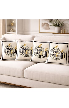Tarzını Seç Balkabagı Desenli Salon Dekoru 4'lü Kırlent Kılıfı 40x38 Balkabağı Tarzını Seç Balkabagı Desenli Salon Dekoru 4'lü Kırlent Kılıfı 40x38 Balkabağı
