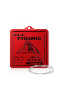 Gold Uzun Sap Saz Teli 0.20 Mm 7 Li Takım Gold Uzun Sap Saz Teli 0.20 Mm 7 Li Takım