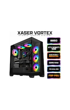 Xaser Vortex X200 R7-9800X3D 32 GB 1 TB SSD 16 GB RTX5060Tİ Dos Masaüstü Oyuncu Bilgisayarı Xaser Vortex X200 R7-9800X3D 32 GB 1 TB SSD 16 GB RTX5060Tİ Dos Masaüstü Oyuncu Bilgisayarı