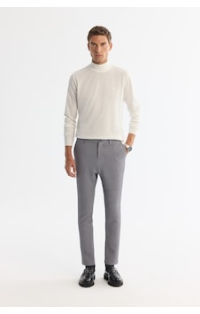 Avva Erkek Gri Yandan Cepli Dokulu Bi-stretch Slim Fit Pantolon A42y3211 Avva Erkek Gri Yandan Cepli Dokulu Bi-stretch Slim Fit Pantolon A42y3211