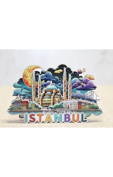 Ahşap İstanbul Temalı Magnet Alk4599 1 Ahşap İstanbul Temalı Magnet Alk4599 1
