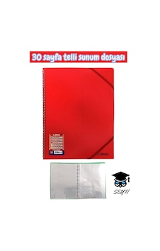 A4 Spiralli Sunum Dosyası, 30 Yaprak, Plastik Kapak, Kırmızı Diğer A4 Spiralli Sunum Dosyası, 30 Yaprak, Plastik Kapak, Kırmızı Diğer