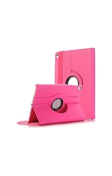 Aksesuarcim Apple iPad Uyumlu Mini 4 İle Uyumlu Kılıfı Suni Deri 2 Farklı Stand Olabilen Darbe Korumalı 360 Dönebilen Tablet Kılıfı Pembe Koyu Sku: Zeusb0fhhz2wc8 Arka Kapak