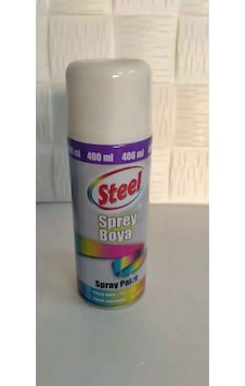 Steel Spreyboya Steel Sprey Boya Beyaz 400 Ml.