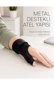 Mrcelikpazar De Quervain El Bilekliği Başparmak Ve Bilek Destekli Metal Atel Diğer