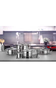 Hascevher Arbel 8 Pcs Tencere Seti 16/20/24/24Krn. Hascevher Arbel 8 Pcs Tencere Seti 16/20/24/24Krn.