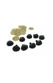 50 Adet 15 Mm Siyah Burun 50 Adet 15 Mm Siyah Burun