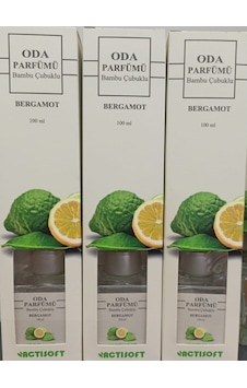 Oda Kokusu Bambu Çubuklu Actisoft 100 Ml 3'lü Paket Bergamotlu Bergamot