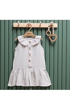 Tiffany Baby & Kids Tiffany Baby Müslin Theme Elbise 26086 Gri