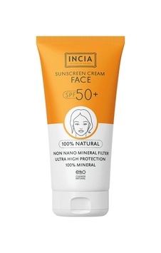 Incıa Yüz İçin %100 Doğal Güneş Kremi 50 Spf 50 Ml Incıa Yüz İçin %100 Doğal Güneş Kremi 50 Spf 50 Ml