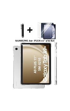 Samsung Galaxy Uyumlu Tab A9 Plus 11 Inç Tablet Kılıfı Silikon Ekran Koruyucu Dokunmatik Kalem Seti Kılıf Samsung Galaxy Uyumlu Tab A9 Plus 11 Inç Tablet Kılıfı Silikon Ekran Koruyucu Dokunmatik Kalem Seti Kılıf