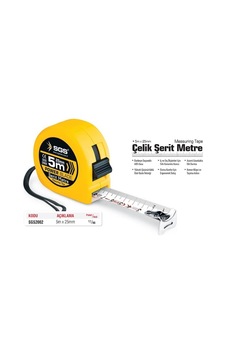 Sgs 2002 Çelik Şerit Metre 5mx25mm Sgs 2002 Çelik Şerit Metre 5mx25mm