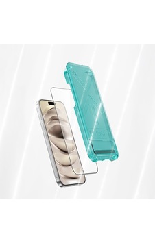 İphone 17 Pro Max Uyumlu Benks Glass Warrior Hd 0.3mm Cam Ekran Koruyucu Uygulama Aparatlı Şeffaf