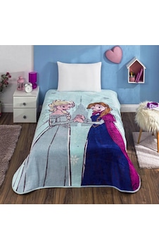 Taç Lisanslı Tek Kişilik Çocuk Battaniye 160x220 -frozen United Mavi Taç Lisanslı Tek Kişilik Çocuk Battaniye 160x220 -frozen United Mavi
