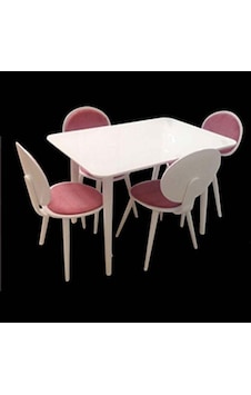 Masa Sandalye Retro Papel Takım Model Kayın Torna Kaplama Sandalye Sabit Parlak Beyaz El Yapım Masa Sandalye Retro Papel Takım Model Kayın Torna Kaplama Sandalye Sabit Parlak Beyaz El Yapım