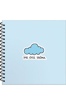 Çizgili Defter 16 X 15 Cm Yok Öyle Yağma 50 Yaprak Çizgili Defter 16 X 15 Cm Yok Öyle Yağma 50 Yaprak