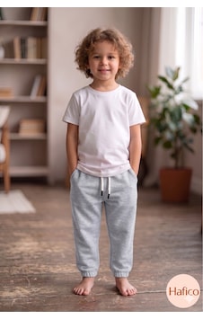 Hafico Erkek / Kız Çocuk T-shirt Ve Eşofman Altı 2'li Takım Gri Hafico Erkek / Kız Çocuk T-shirt Ve Eşofman Altı 2'li Takım Gri
