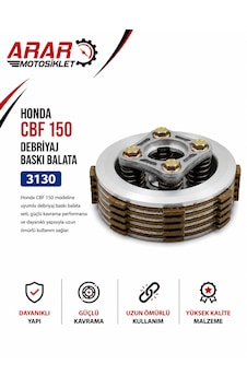 Honda Cbf 150 Debriyaj Baskı Balata Umt-3130 1 Adet Honda Cbf 150 Debriyaj Baskı Balata Umt-3130 1 Adet