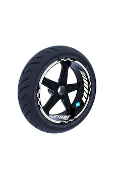 Süt Beyaz Moto GP İç Dış Jant Şeridi Takım Sticker Çınar Extreme