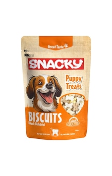 Snacky Biscuits Puppy Treats Yavru Köpek Ödül Bisküvisi 200 G Snacky Biscuits Puppy Treats Yavru Köpek Ödül Bisküvisi 200 G
