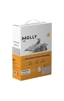 Molly Aktif Karbon Granüllü Bentonit Kedi Kumu 10 Lt Molly Aktif Karbon Granüllü Bentonit Kedi Kumu 10 Lt