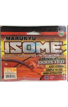 Marukyu Isome L 11Cm Lrf Silikon Yem-Glow Orange Marukyu Isome L 11Cm Lrf Silikon Yem-Glow Orange