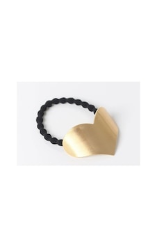 Gold Büyük Kalp Metal Ve Lastik Toka Çok Renkli Gold Büyük Kalp Metal Ve Lastik Toka Çok Renkli