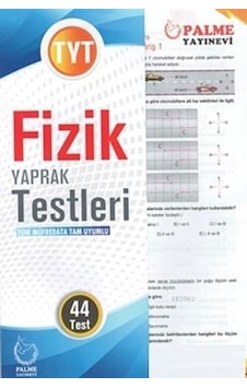 Yks Tyt Fizik Yaprak Test Palme Yayınları Yks Tyt Fizik Yaprak Test Palme Yayınları