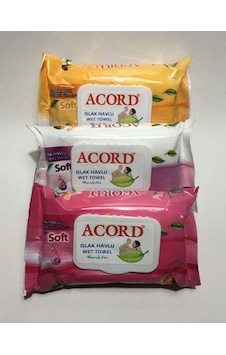 Acord Islak Havlu 12 X 64'Lü Acord Islak Havlu 12 X 64'Lü