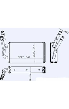 Kalorıfer Radyatoru Transıt V347 2,2tdcı / 2,4tdcı / 3,2tdcı Klımasız 06 / Kalorıfer Radyatoru Transıt V347 2,2tdcı / 2,4tdcı / 3,2tdcı Klımasız 06 /