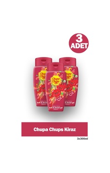Chupa Chups Kiraz Duş Jeli 300 Ml 3 Adet Chupa Chups Kiraz Duş Jeli 300 Ml 3 Adet