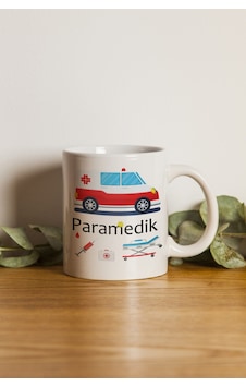 Porselen - Iqra - Paramedik Özel Tasarımlı Kupa Bardak. . Beyaz Porselen - Iqra - Paramedik Özel Tasarımlı Kupa Bardak. . Beyaz