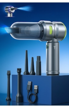 80.000 Rpm Süper Güçlü Kablosuz Süpürge 4 Ü 1 Arada Toz Alma, Hava Üfleme, Pompa & Hava Temizleme - 744792558