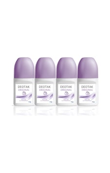 Deotak Original Unisex Roll-On Deodorant 35 ML x 4 Deotak Original Unisex Roll-On Deodorant 35 ML x 4