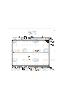 Mahle Cr515000s Su Radyatör Partner Berlingo Mahle Cr515000s Su Radyatör Partner Berlingo