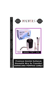 Premium Günlük Kullanım Otomatik Akış Su Transferi Damacana Pompası Şarjlı Çok Renkli Premium Günlük Kullanım Otomatik Akış Su Transferi Damacana Pompası Şarjlı Çok Renkli