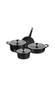Aryıldız Parma Cast Alu Tencere Set Black 7 Parça Aryıldız Parma Cast Alu Tencere Set Black 7 Parça