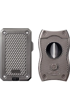 Colibri Rally Gunmetal Tek Torch Çakmak & Gunmetal Sv-cut Premium Puro Seti Colibri Rally Gunmetal Tek Torch Çakmak & Gunmetal Sv-cut Premium Puro Seti