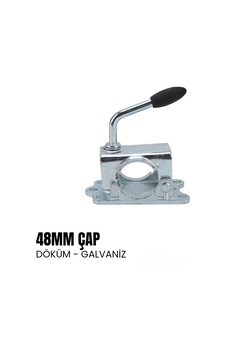 Shuıvan Destek Tekeri Bağlama Kelepçesi 48mm Döküm - Galvaniz-2034 Shuıvan Destek Tekeri Bağlama Kelepçesi 48mm Döküm - Galvaniz-2034