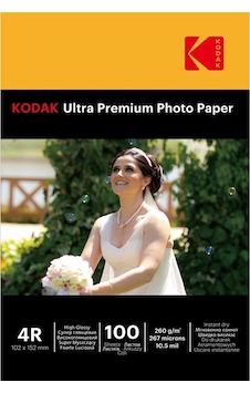 Kodak Ultra Premium 4R 10X15Cm 100'Lük 260G Parlak Fotoğraf Kağıdı Kodak Ultra Premium 4R 10X15Cm 100'Lük 260G Parlak Fotoğraf Kağıdı